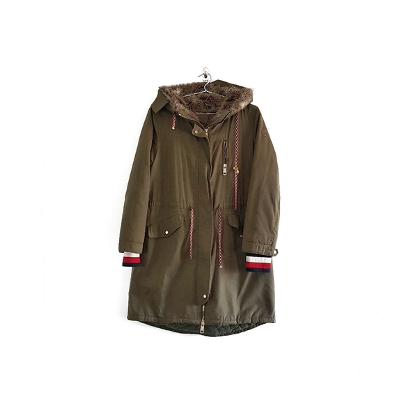 Tommy Hilfiger Jackets & Blazers - Tommy Hilfiger Khaki Parka Coat - Size Large